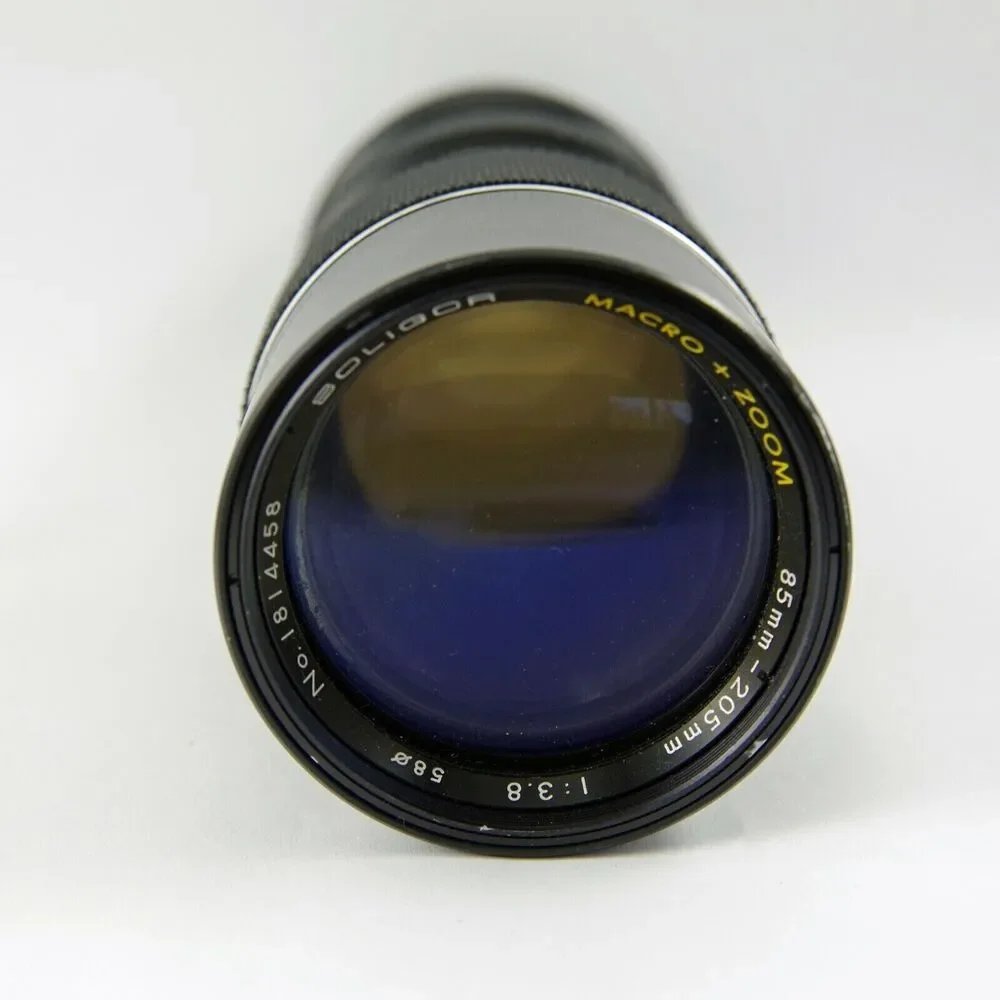 Vintage Soligor MC Macro Zoom 85-205mm Lens f3.8 No.3775036 62mm Fits Minolta-MD